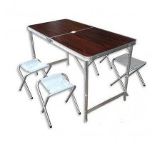 Стол для пикника со стульями Раскладной туристический Folding table