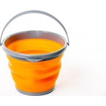 Складное ведро силиконовое 10 л. Tramp TRC-091 Orange
