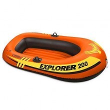 Надувная детская лодка Intex 58330 EXPLORER 200 двухместная