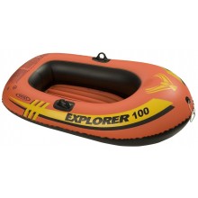 Надувная детская лодка Intex 58329 EXPLORER 100 Компактная одноместная