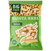 Арахис жареный соленый 120 грам со вкусом васаби свежый Золота Нива