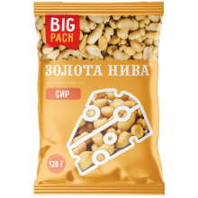 Арахис жареный соленый 120 грам со вкусом сыра свежый Золота Нива