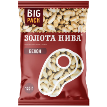 Арахис жареный соленый 120 грам со вкусом бекона свежый Золота Нива