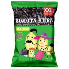 Семечки подсолнечника жареные соленые ЗОЛОТА НИВА 220г свежые XXL Семечки подсолнечника жареные соленые ЗОЛОТА НИВА 220г свежые XXL