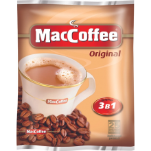 Маккофе кофейный напиток растворимый 3в1 MacCoffee Original 20 г x 25 штук в упаковке