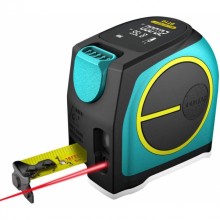 Лазерная мерная рулетка 2в1 Mileseey DT10 Laser Tape Measure аккумуляторная електрорулетка с дисплеем и дальномером до 40 метров Grey Blue Лазерная мерная рулетка 2в1 Mileseey DT10 Laser Tape Measure аккумуляторная електрорулетка с дисплеем и дальномером до 40 метров Grey Blue