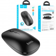 Компьютерная мышь безпроводная портативная стильная Hoco GM15 Art dual-mode business wireless mouse Black Компьютерная мышь безпроводная портативная стильная Hoco GM15 Art dual-mode business wireless mouse Black