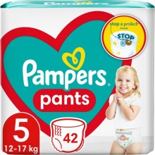 Подгузники-трусики Pampers Pants Размер 5 Эластичные 42 штуки Maxi 12-17 кг Удобные практичные