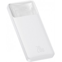 Повербанк портативное зарядное устройство Power Bank Baseus 10000 mAh premium 20W c Led дисплеем компактная карманная стильная батарея Bipow Digital Display White Повербанк портативное зарядное устройство Power Bank Baseus 10000 mAh premium 20W c Led дисплеем компактная карманная стильная батарея Bipow Digital Display White
