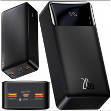 Повербанк портативное зарядное устройство Power Bank Baseus 30000 mAh premium 20W 3A c Led дисплеем Bipow Digital Display Black Повербанк портативное зарядное устройство Power Bank Baseus 30000 mAh premium 20W 3A c Led дисплеем Bipow Digital Display Black