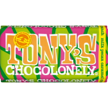 Шоколад Молочный Tony's Chocolonely 32% MILK CHOCOLATE - PECAN CARAMEL CRUNCH 180g