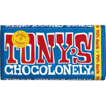 Шоколад Черный TONY’S Chocolonely extra dark 70% chocolate 180g