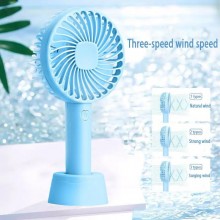 Ручной портативный вентилятор Portable Mini Fan Profit X9 USB на аккумуляторе с ручкой мини-вентилятор Blue